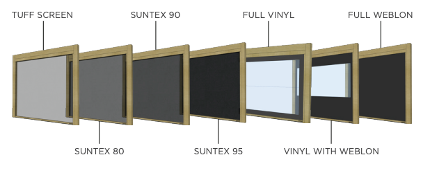 Retractable Screen - Various types of screens
